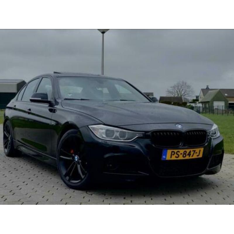 BMW 328I 2014 Zwart M-pakket|kanteldak|xenon