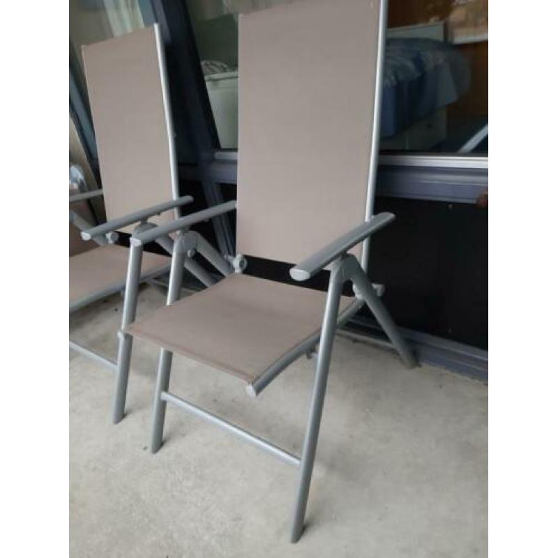 Tuinstoelen (4x)