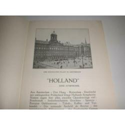 ZEER oude Duitse reisgids voor Holland van rond 1920