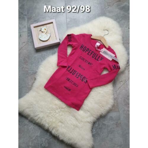 Maat 92/98 NIEUWE Meisjes Jurk ZERO JEANS