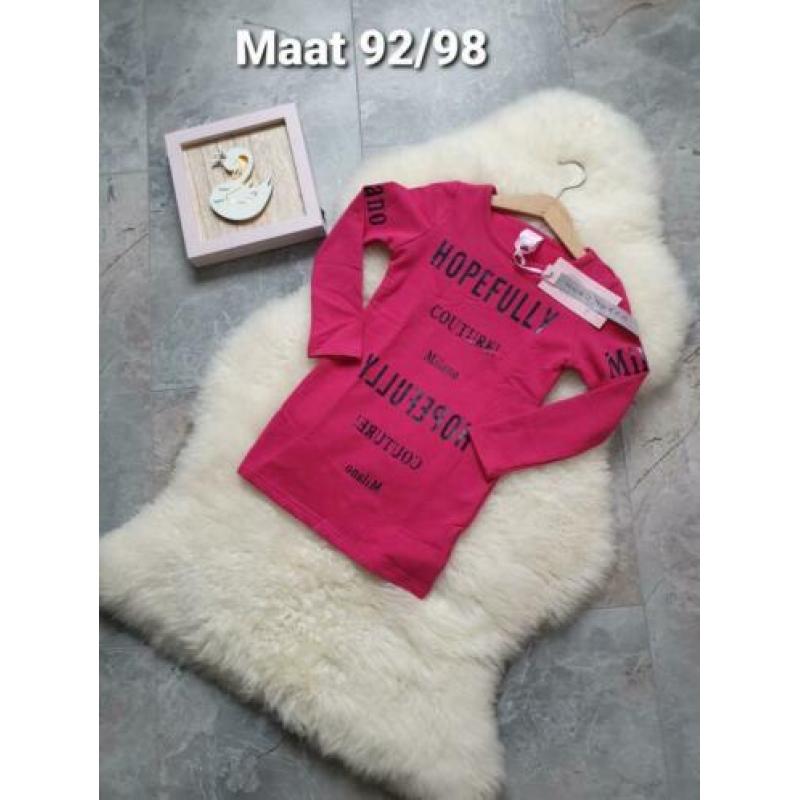 Maat 92/98 NIEUWE Meisjes Jurk ZERO JEANS