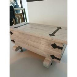 oude dekenkist, whitewash