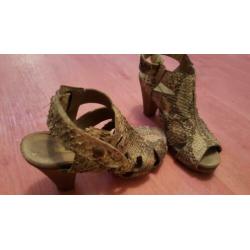 slangenleer sandalen echt leer np.169.95