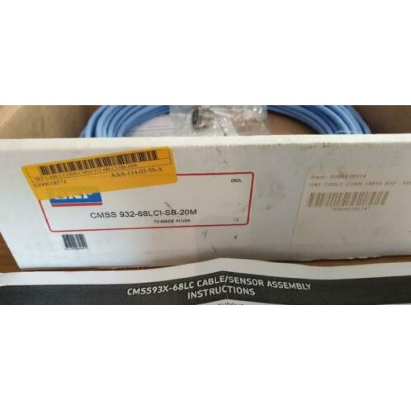 SKF Sensorkabel CMSS 932 68LC 10mtr + 20mtr NIEUW!!