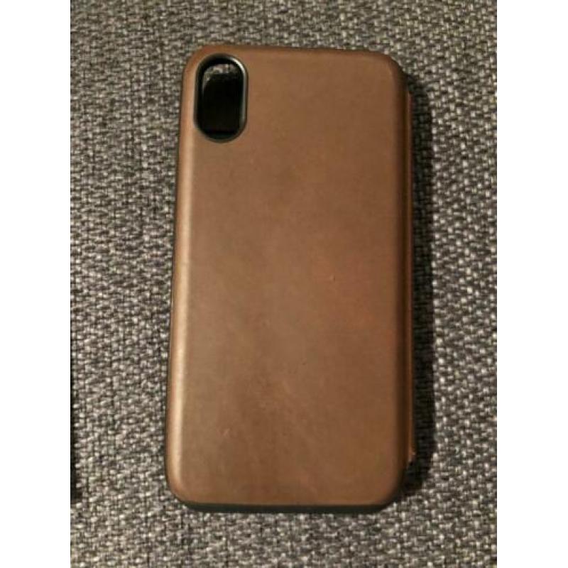 Nomad rugged leren hoes IPhone XS/X nieuw