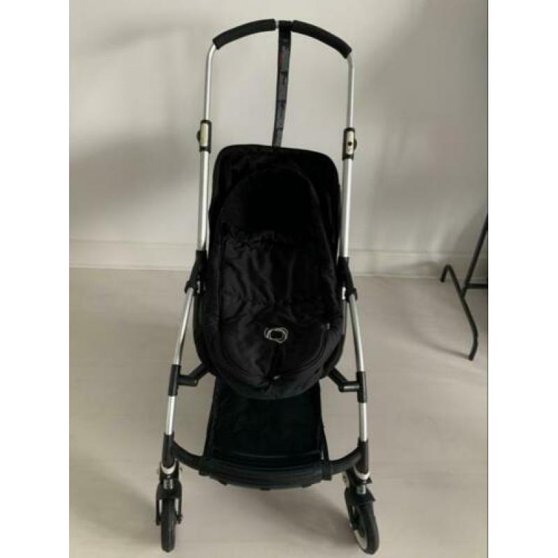 Bugaboo Bee zwart, black met cocoon