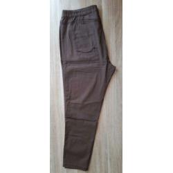 Broek, denim spijkerstof bruin (maat 3XL)NIEUW!!!