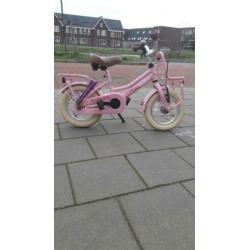 Popal Cooper start fiets 12 inch met zij wieltjes