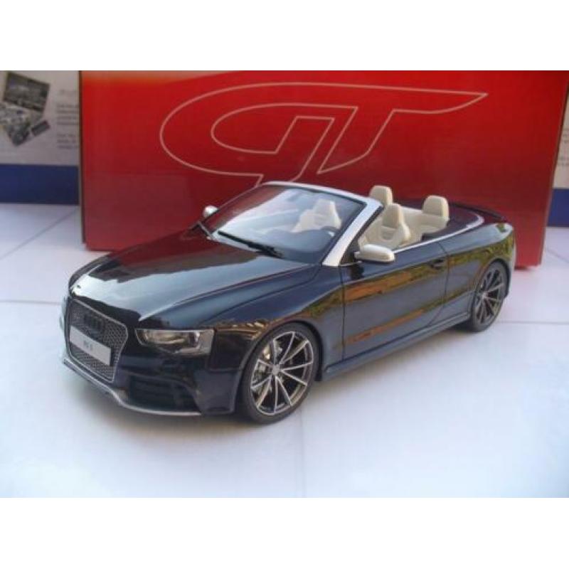 GTSpirit 1/18 Audi RS5 RS 5 Cabrio Zwart GT Spirit 1/18