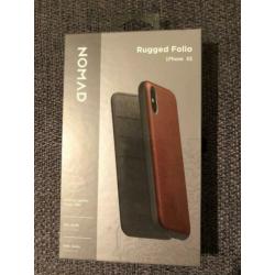 Nomad rugged leren hoes IPhone XS/X nieuw