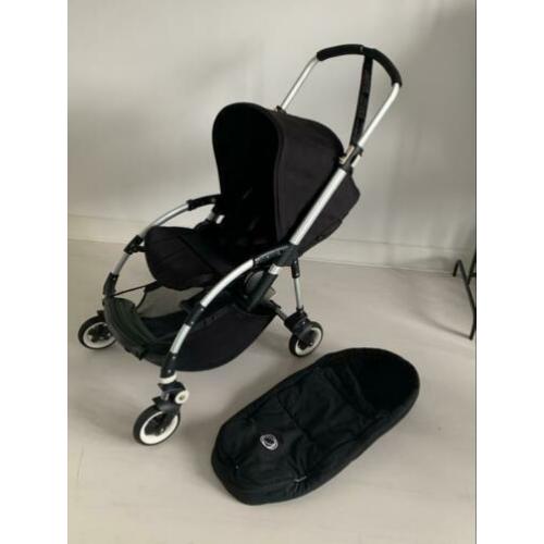 Bugaboo Bee zwart, black met cocoon