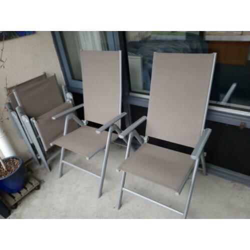 Tuinstoelen (4x)