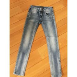 blauwe skinny jeans spijkerbroek mt SUPERSTAR S 36 zgan