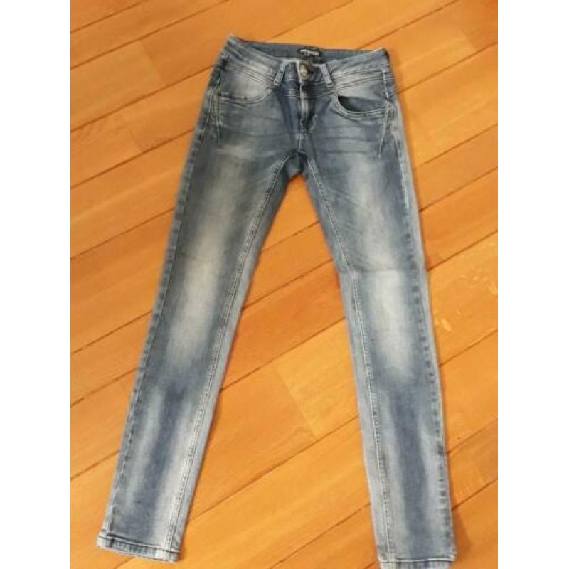 blauwe skinny jeans spijkerbroek mt SUPERSTAR S 36 zgan