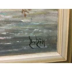 D. van Dijk schilderij - Rotterdam