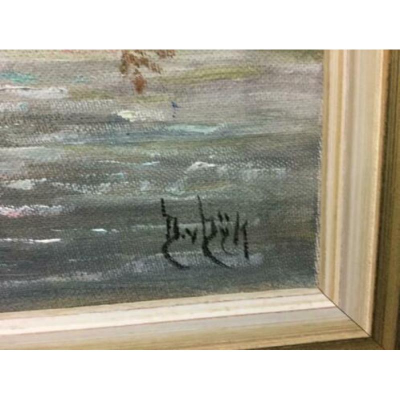 D. van Dijk schilderij - Rotterdam