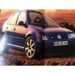 Autofolder/Brochure Volkswagen Bora 2000 76 pagina's