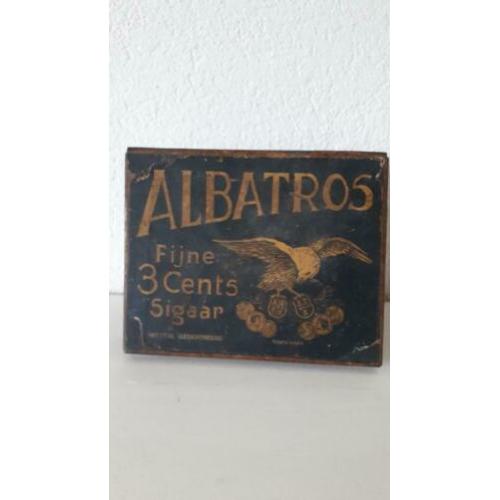 antiek sigarenblik jaren 1900