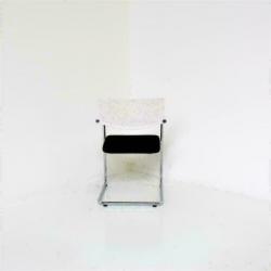 Vitra Visavis Vergaderstoelen, Conferentiestoelen, Wit/Zwart
