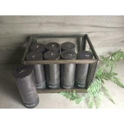 Kaars aubergine serax 20cm