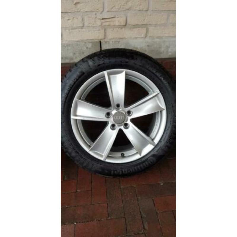 Audi velgen 17” + Zomerbanden Continental ContiEcoContact