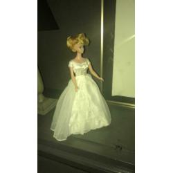 Bruidje sideparts bubblecut,barbie mattel