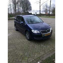 Volkswagen Touran 1.6 75KW 2008 Blauw.airco.alarm.7persons