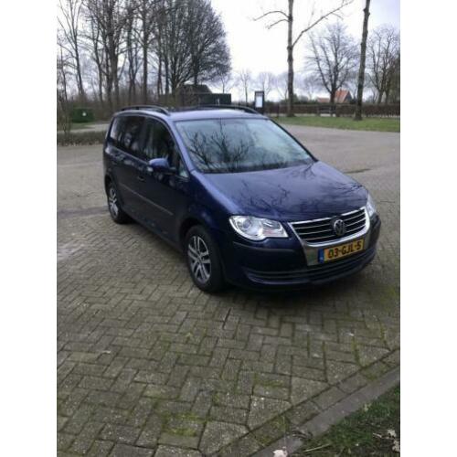 Volkswagen Touran 1.6 75KW 2008 Blauw.airco.alarm.7persons
