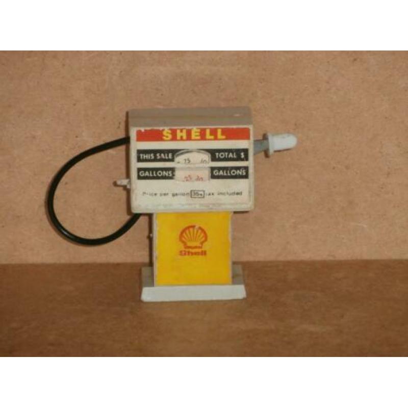 Shell benzinepomp miniatuur benzine pomp mini pompje vintage