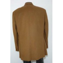Cognackleurig colbert van wol en cashmere by Oger