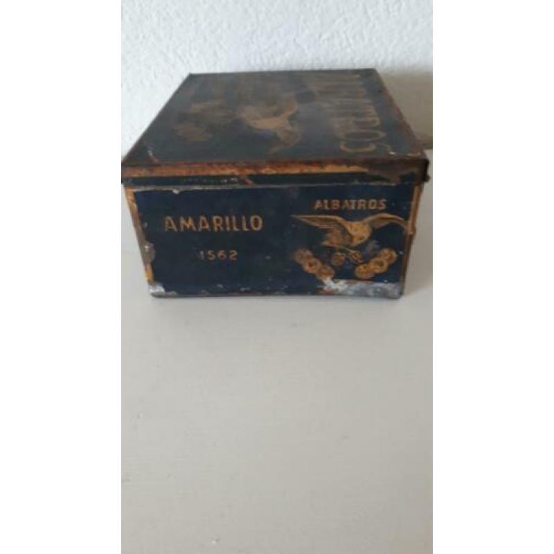 antiek sigarenblik jaren 1900