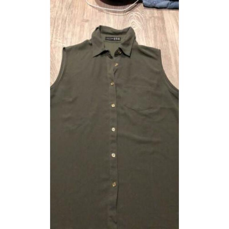 Blouse met knopen