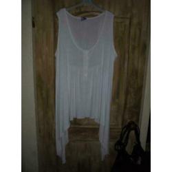 S2) bagoes maat 6 (58/60) wit tuniek oksel tot oksel 73 veel