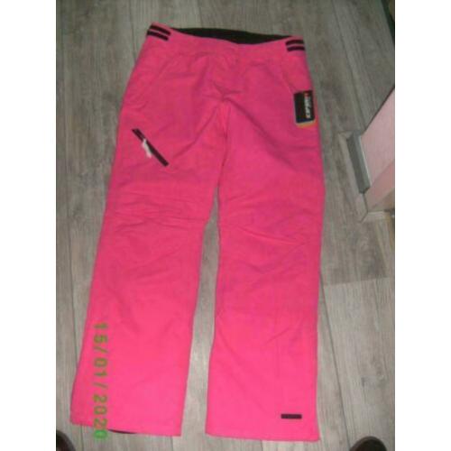 rose skibroek merk icepeak maat 34 taille 72/82cm nieuw