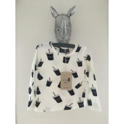 Carlijn Q milkshake NIEUW shirt trui longsleeve maat 86/92