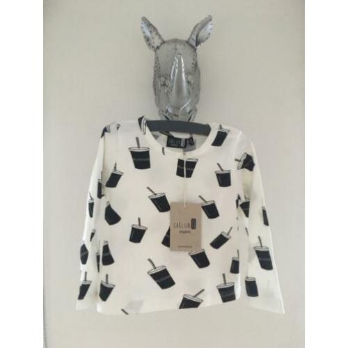 Carlijn Q milkshake NIEUW shirt trui longsleeve maat 86/92