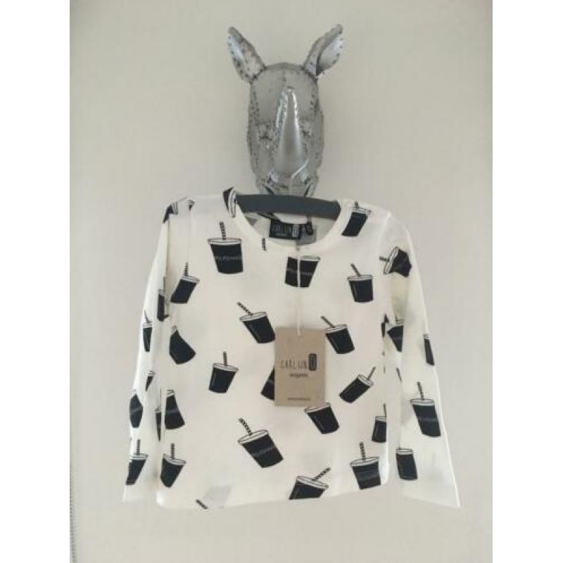 Carlijn Q milkshake NIEUW shirt trui longsleeve maat 86/92