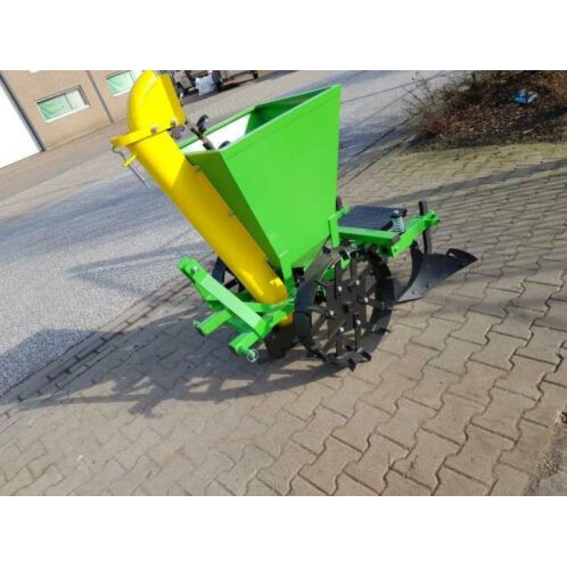 1 rij aardappelplanter