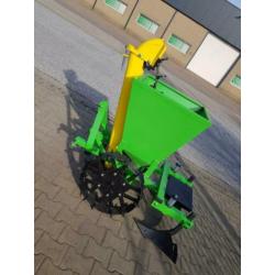 1 rij aardappelplanter
