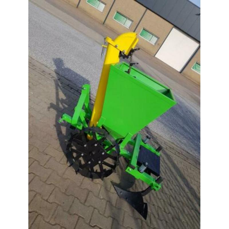1 rij aardappelplanter