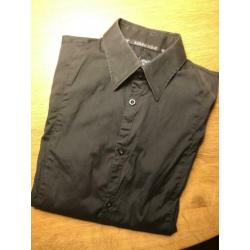 Armani Jeans overhemd blouse. Maat: L. Zwart