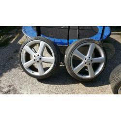 22 inch Mercedes velgen