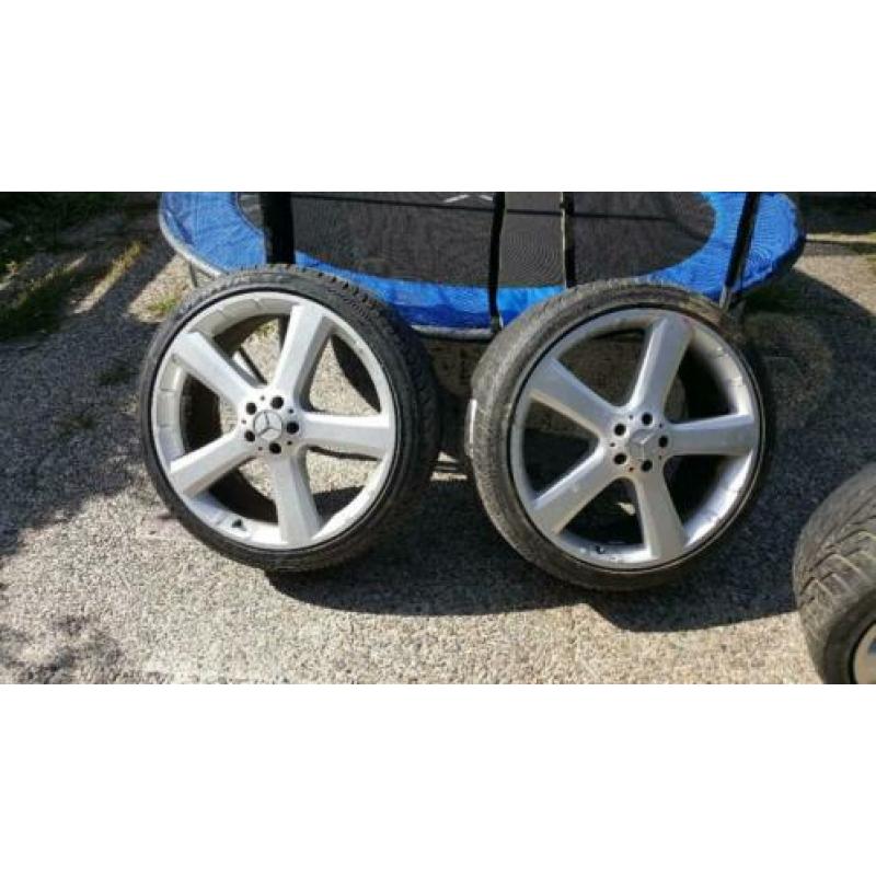 22 inch Mercedes velgen