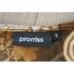 Mooie bruin jurk PROMISS, maat S (XM)