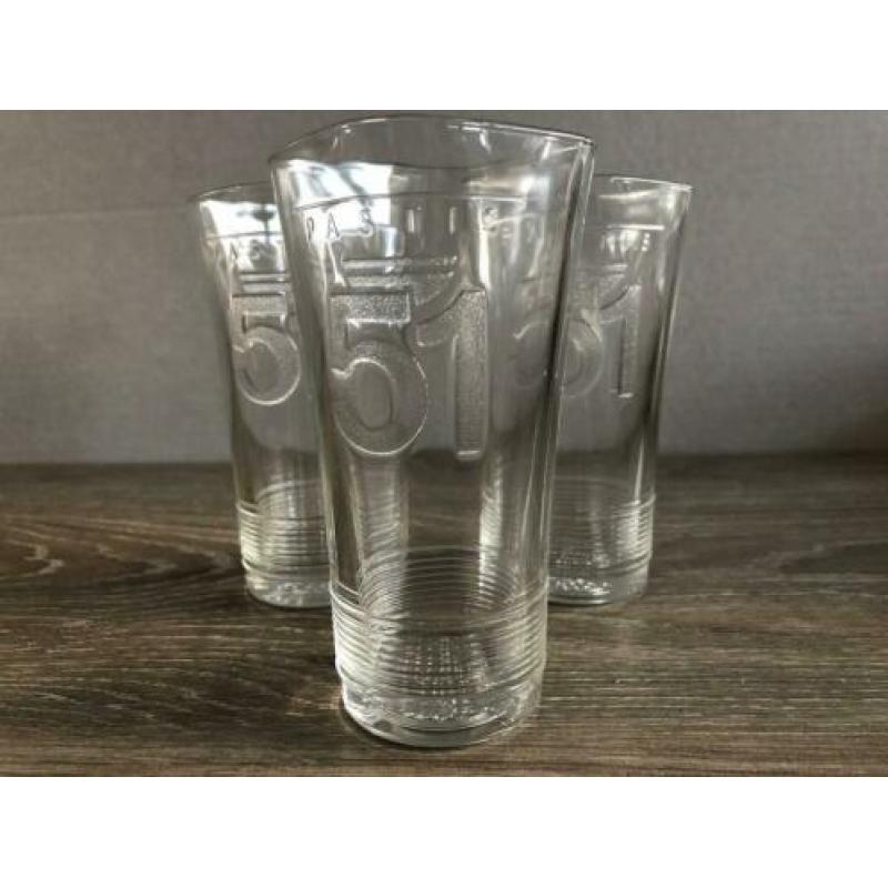 3 PASTIS 51 glazen NIEUWE glazen