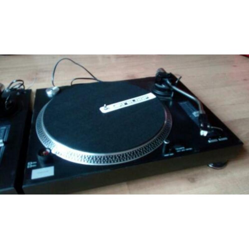 2 Stuks - Goed werkende DJ Draaitafels - Kijk en Lees.