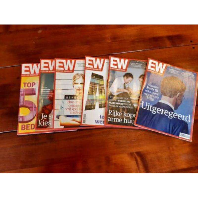 6x tijdschriften EW Elsevier bijna nieuw
