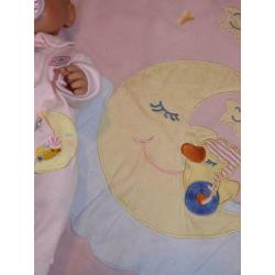 * Speelset van Baby Born // Babypop met Fleece Speelkleed