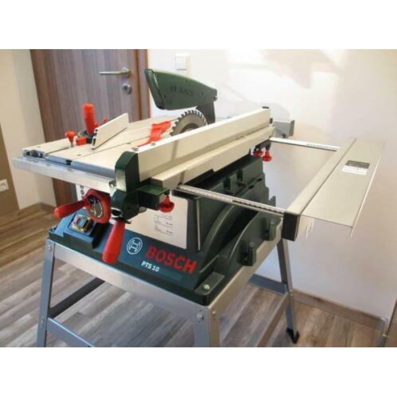 bosch pts 10 zaagtafel nog als nieuw met onderstel