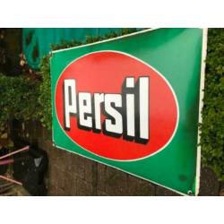 vintage bol emaille reclamebord Persil (reclame bord antiek)